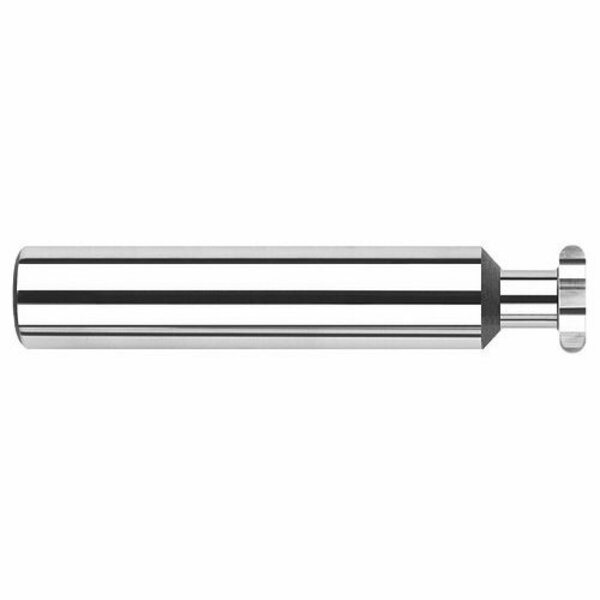 Harvey Tool 3/8 in. dia. x 1/32 Radius x 3/16 Neck Carbide Full Radius Deep Keyseat Cutter, 6 Flutes 949231